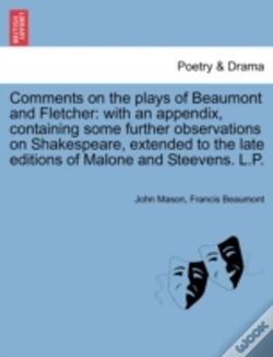 Capa do artigo Comments On The Plays Of Beaumont And Fl