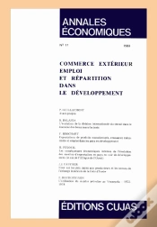 Capa do artigo Commerce Extérieur, Emploi Et Répartition Dans Le Développement