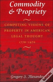 Capa do artigo Commodity & Propriety
