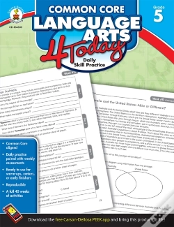 Capa do artigo Common Core Language Arts 4 Today, Grade 5