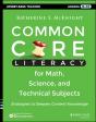 Common Core Literacy For Math, Science, And Technical Subjects - Preview