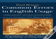 Common Errors In English Usage