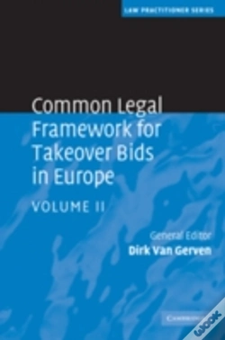 Capa do artigo Common Legal Framework For Takeover Bids In Europe