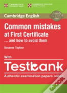 Common Mistakes At First Certificate... And How To Avoid Them Paperback With Testbank