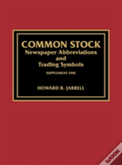 Capa do artigo Common Stock Newspaper Abbreviations And Trading Symbols, Supplement One