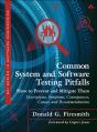 Common System And Software Testing Pitfalls - Preview