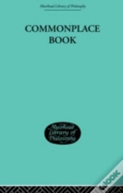 Capa do artigo Commonplace Book