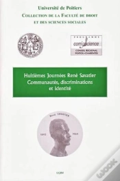 Capa do artigo Communautés, Discriminations Et Identité ; Huitièmes Journées René Savatier
