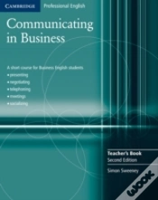 Capa do artigo Communicating In Business Teacher