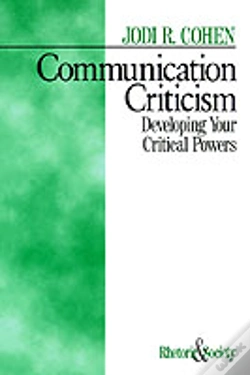 Capa do artigo Communication Criticism