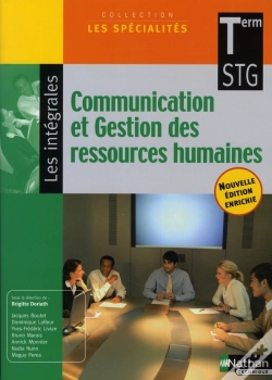 Capa do artigo Communication Et Gestion Des Ressources Humaines ; Terminale Stg Les Specialites-Les Integrales