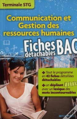 Capa do artigo Communication Et Gestion Des Ressources Humaines ; Terminale Stg