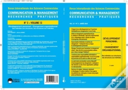 Capa do artigo Communication Et Management Vol.13 N°2-2016 : Developpement Personnel-Changement Organisationnel-2eme Cahier