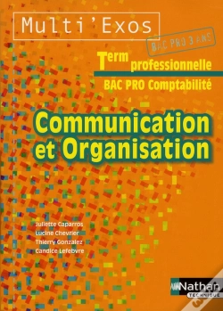 Capa do artigo Communication Et Organisation Terminale Bac Pro Comptabilite (Multi'Exos) Eleve 2011