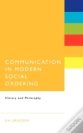 Communication In Modern Social Ordering
