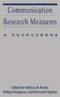 Communication Research Measures - Preview