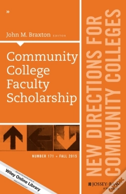 Capa do artigo Community College Faculty Scholarship