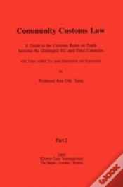 Capa do artigo Community Customs Law