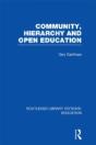 Community, Hierarchy And Open Education (Rle Edu L) - Preview