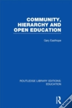 Capa do artigo Community, Hierarchy And Open Education (Rle Edu L)
