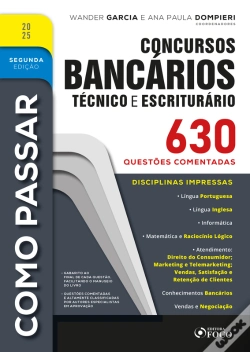 Capa do artigo Como Passar Em Concursos Bancários - Técnico E Escriturário - 2ª Ed - 2025