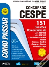 Capa do artigo Como Passar Em Concursos Cespe: 151 Questões Comentadas