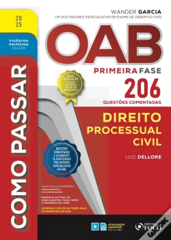 Capa do artigo Como Passar Oab Primeira Fase - 206 Questões Comentadas - Direito Processual Civil