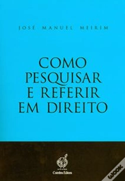 Capa do artigo Como Pesquisar e Referir em Direito