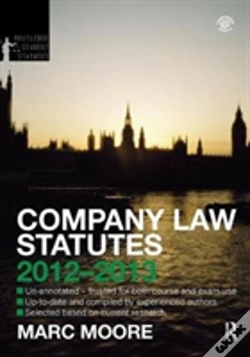Capa do artigo Company Law Statutes 2012-2013
