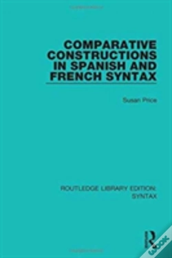 Capa do artigo Comparative Constructions In Spanish And French Syntax