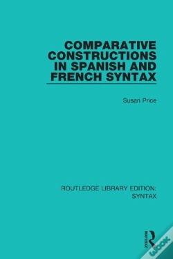 Capa do artigo Comparative Constructions In Spanish And French Syntax