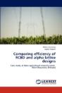 Comparing Efficiency Of Rcbd And Alpha L - Preview