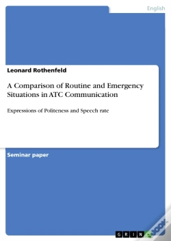 Capa do artigo Comparison Of Routine And Emergency Situations In Atc  Communication