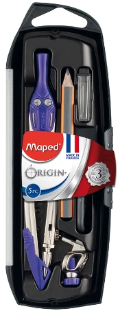 Capa do artigo Compasso Maped Origin  - Caixa com 5 Peças - 305812 5