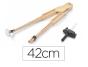 Compasso para Quadro Faibo de Plástico com Adaptador Imitacao em Madeira 42 cm - Preview