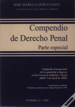 Capa do artigo Compendio De Derecho Penal. Parte Especial. Adaptado Al Programa De La Oposición A Ingreso En Las Ca