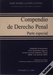 Capa do artigo Compendio De Derecho Penal. Parte Especial. Adaptado Al Programa De La Oposición A Ingreso En Las Ca
