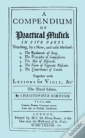 Capa do artigo Compendium Of Practical Musick (Music) In Five Parts, Together With Lessons For Viols