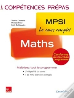 Capa do artigo Competences Prepas : Maths ; Mpsi 1re Année