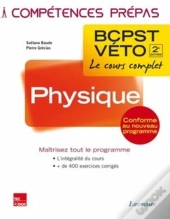 Competences Prepas : Physique ; 2e Année Bcpst-Véto
