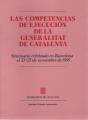 Competencias De Ejecución De La Generalitat De Catalunya/Las - Preview