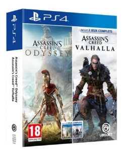 Capa do artigo Compilation Assassin's Creed Odyssey + Assassin's Creed Valhalla PS4
