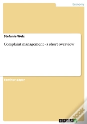 Capa do artigo Complaint Management - A Short Overview