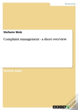 Capa do artigo Complaint Management - A Short Overview