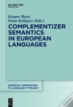 Capa do artigo Complementizer Semantics In European Languages