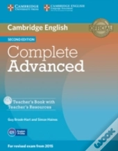 Complete Advanced Teacher'S Book With Teacher'S Resources Cd-Rom
