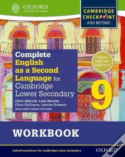 Capa do artigo Complete English As A Second Language For Cambridge Secondary 1 Student Workbook 9 & Cd