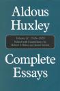 Complete Essays: Aldous Huxley, 1926-1930 - Preview