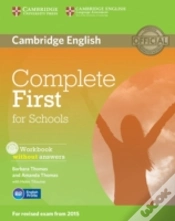 Capa do artigo Complete First For Schools Workbook Without Answers With Audio Cd