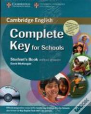 Complete Key For Schools Student'S Pack (Student'S Book Without Answers With Cd-Rom, Workbook Without Answers With Audio Cd)